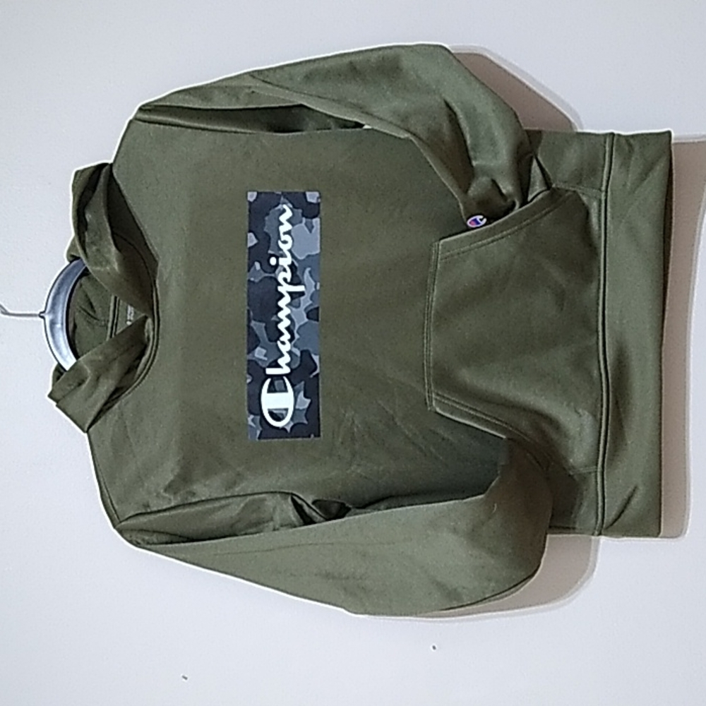 Champion Green Fleece Lined Hoodie